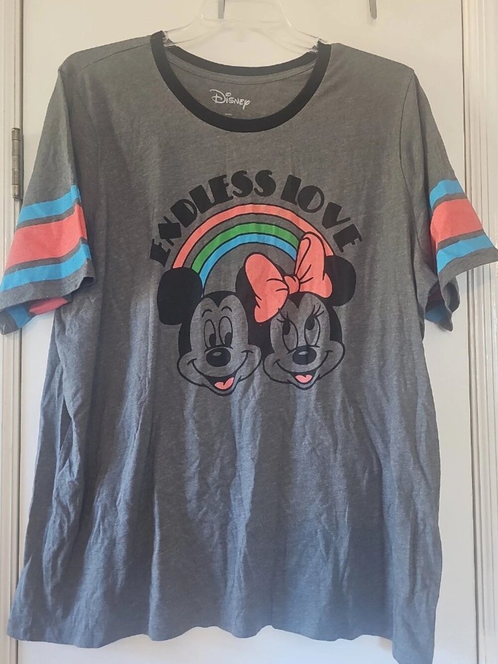 Women's Disney Short Sleeve Mickey & Minnie Mouse Endless Love T-Shirt-Size: 3X